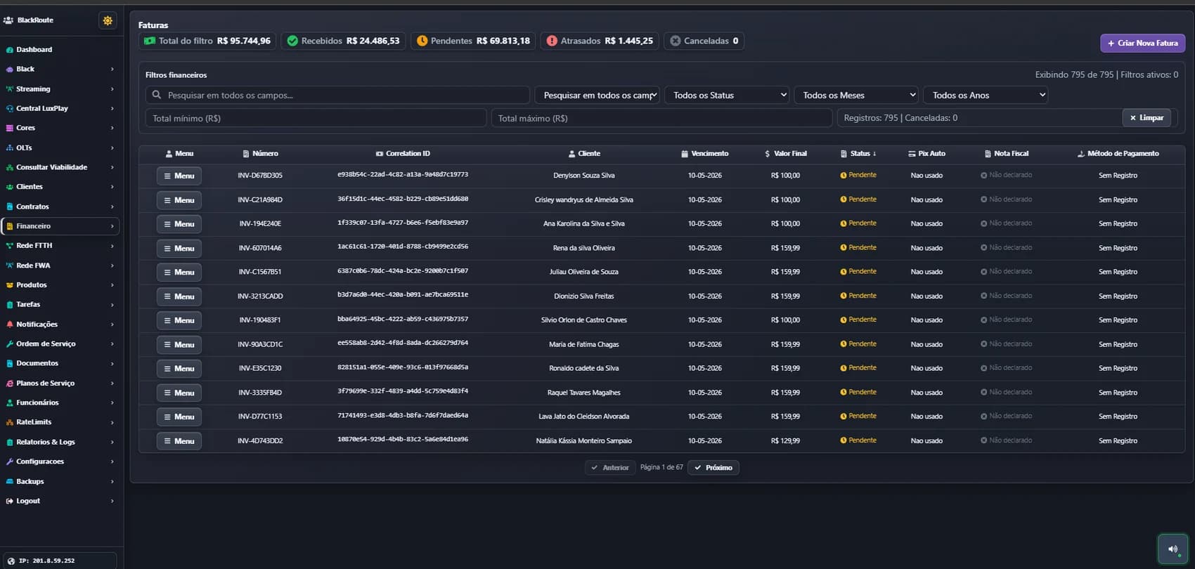 Tela BlackRoute 5
